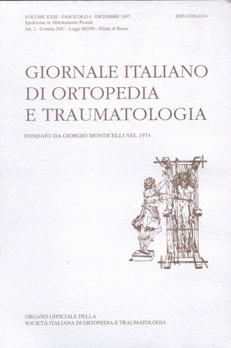Giornale italiano ortopedia - giornale, di