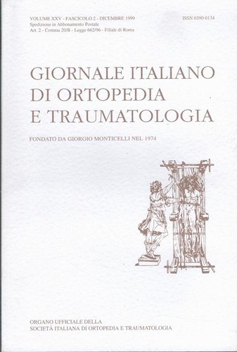 Giornale italiano ortopedia - italiano, di
