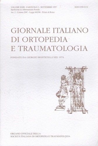Giornale italiano ortopedia - italiano, di